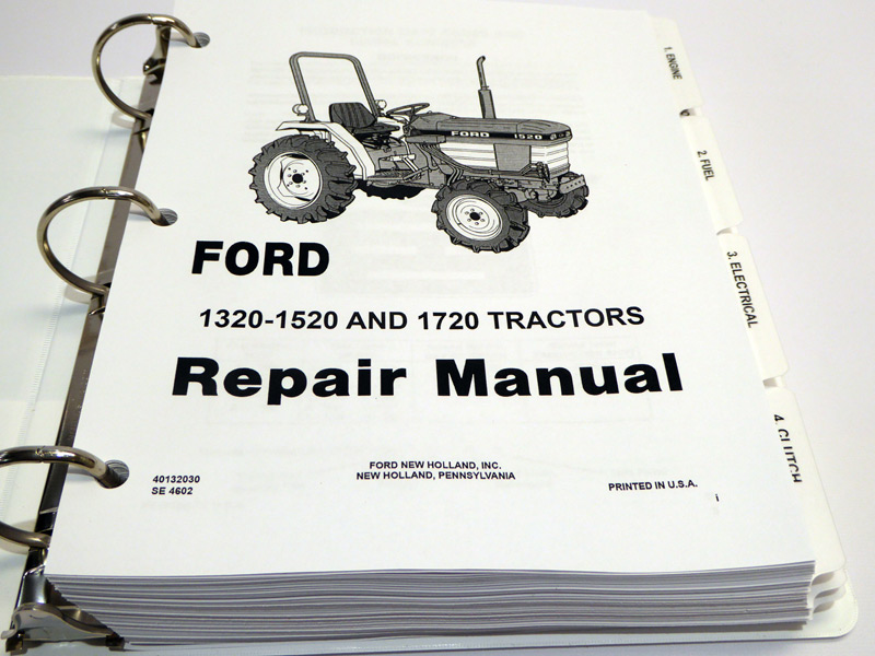 ford 1720 tractor service manual